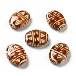 Handmade Printed Porcelain Beads