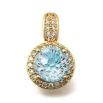 Brass Micro Pave Cubic Zirconia Pendants