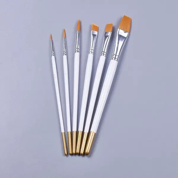 Wooden Paint Brushes Pens Sets