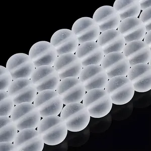 Transparent Glass Beads Strands