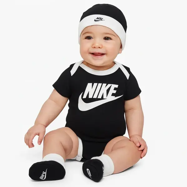 Nike nhn sustainable 3pc futura set 6-12m