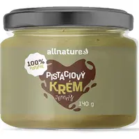 Allnature Pistáciový krém 100% ořechový krém 140 g