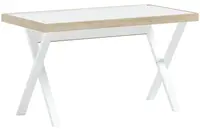 Studentský stůl dylan - bílá/dub světlý