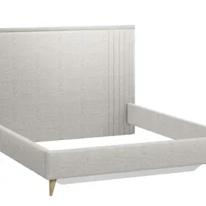 Čalouněná postel bez roštu 160x200cm melody - šedá