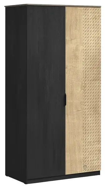 Studentská šatní skříň sirius - dub černý/dub zlatý