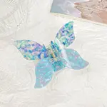 Butterfly Cellulose Acetate Large Claw Hair Clips
