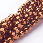 Non-magnetic Synthetic Hematite Beads Strands