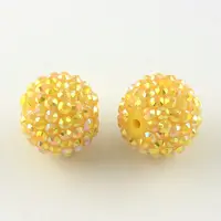 AB-Color Resin Rhinestone Beads
