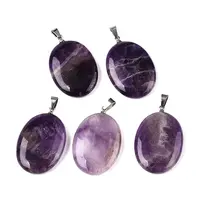 Natural Amethyst Pendants