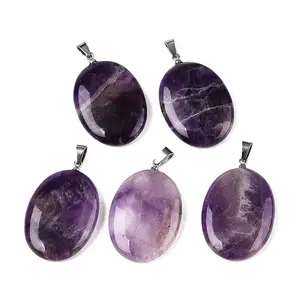 Natural Amethyst Pendants