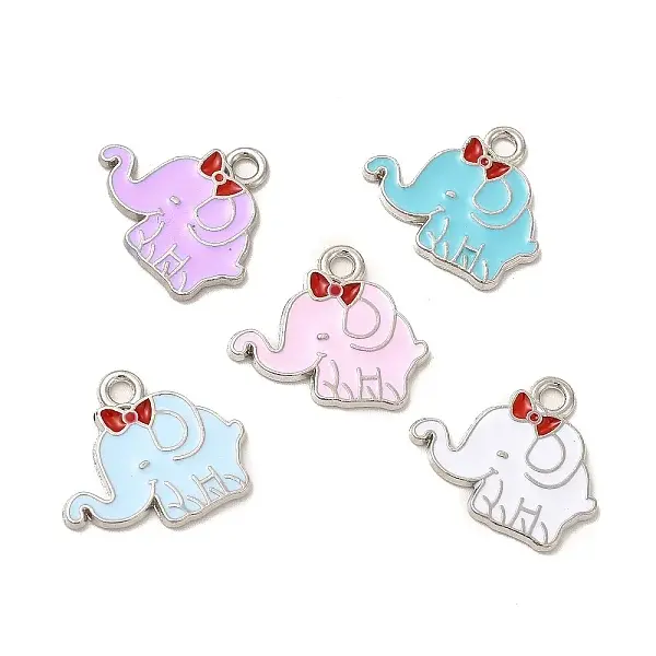 Alloy Enamel Pendants