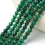 Natural Green Onyx Agate Beads Strands