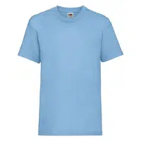 Tričko Fruit of the Loom Blue Cotton