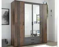 Šatníková skriňa Chicago, 159 cm, vintage optika%