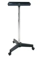 Kadernícky odkladací stolík Sibel Maeva - čierny, obdĺžnikový (6000779) + darček zadarmo