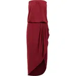 Women's Bandeau Dress Burgundy