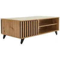 MID.YOU KONFERENČNÍ STOLEK, černá, barvy dubu, kov, kompozitní dřevo, 110/60/39 cm