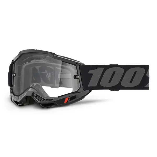 Motokrosové brýle 100% Accuri 2 Enduro černá, čiré plexi