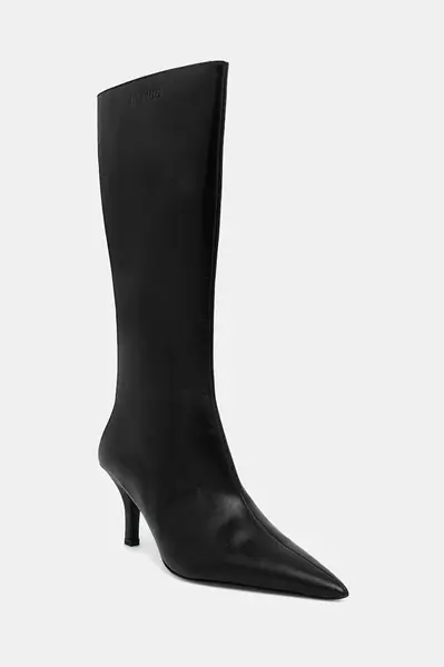 Kožené kozačky Patrizia Pepe