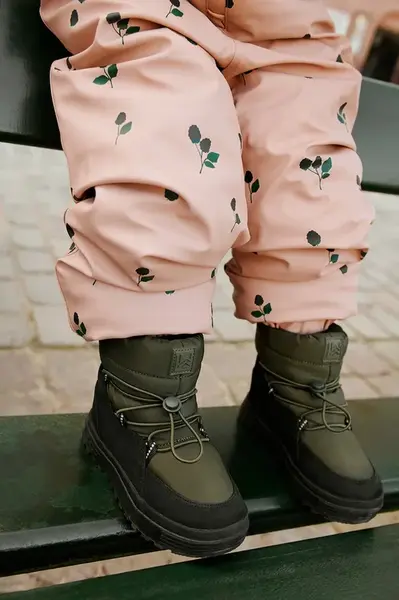 Zimní boty Liewood Zoey Snowboot zelená barva, LW20351