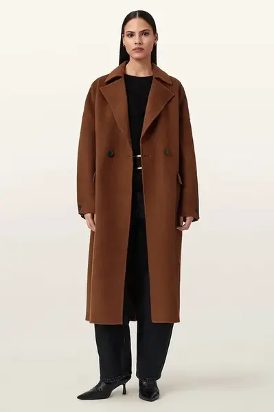 Kabát s příměsí vlny AllSaints SELLMA