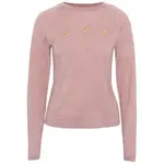 KARI TRAA SUMMER WOOL LONG SLEEVE Dámská vlněné triko, růžová, velikost