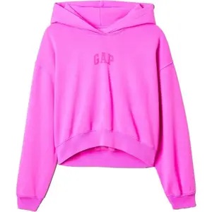 GAP LOGO CROPPED Dámská mikina, růžová, velikost