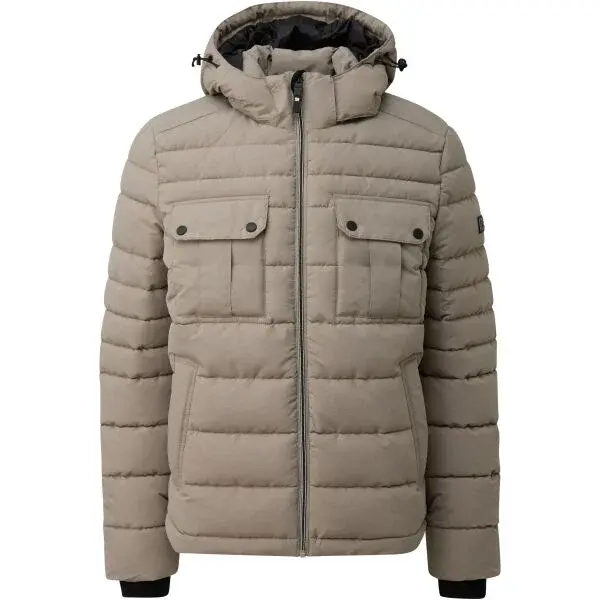 s.Oliver OUTDOOR JACKET Pánská zimní bunda, béžová, velikost