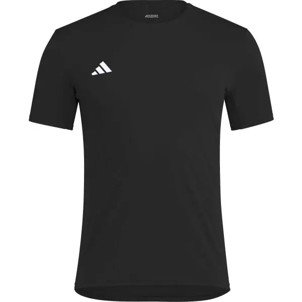 adidas ADIZERO TEE Pánské sportovní triko, černá, velikost XXL