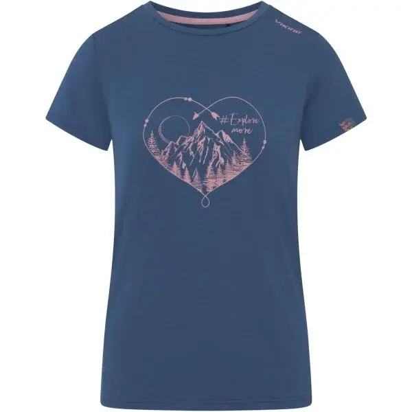 Viking LENTA BAMBOO LIGHT Dámské triko, tmavě modrá, velikost