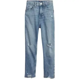 GAP V-MOM JEAN Dívčí džíny, modrá, velikost 7Y