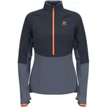 Odlo DESCENT CERAMIWARM Dámská funkční mikina, tmavě šedá, velikost