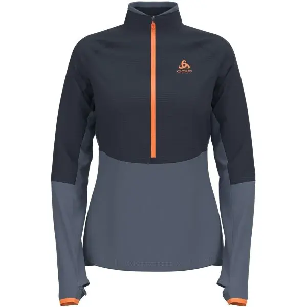 Odlo DESCENT CERAMIWARM Dámská funkční mikina, tmavě šedá, velikost