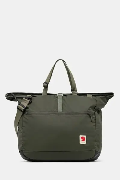 Kabelka Fjallraven High Coast Tote 30L zelená barva, F23200331