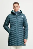 Bunda The North Face Huila tyrkysová barva, přechodná, NF0A8DW7BQ51