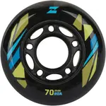 Zealot 70-80A WHEELS 4PACK Sada in-line koleček, černá, velikost