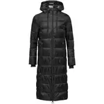 Willard BLONDA Dámský dlouhý prošívaný kabát, černá, velikost XXL