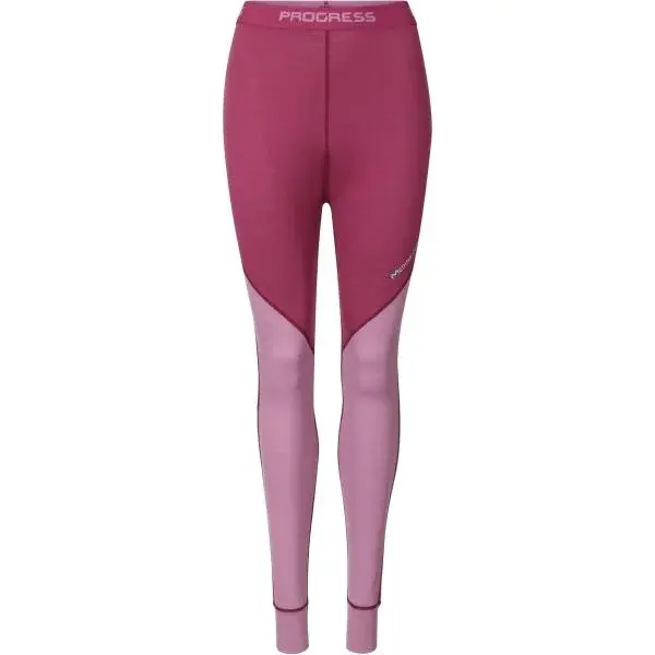 PROGRESS MERINO LT Dámské funkční Merino spodky, vínová, velikost