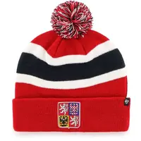 47 ČR TEAM BREAKAWAY CUFF KNIT Zimní čepice, červená, velikost UNI