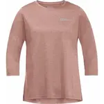Jack Wolfskin CROSSTRAIL 3/4 T W Dámské tričko, růžová, velikost