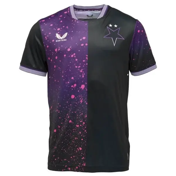 CASTORE SK SLAVIA PRAGUE PRO AWAY SS SHIRT Pánský fotbalový dres, černá, velikost