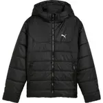Puma ESSENTIALS HOODED PADDED JACKET Dětská bunda, černá, velikost