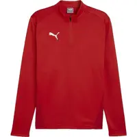 Puma TEAMGOAL TRAINING 1/4 ZIP TOP Pánské triko, červená, velikost