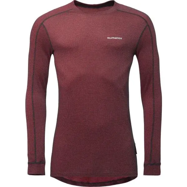 Klimatex BORIS Pánské funkční termo triko, vínová, velikost