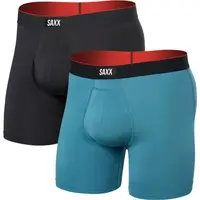 SAXX MULTI-SPORT MESH 2PK Pánské sportovní boxerky, tyrkysová, velikost