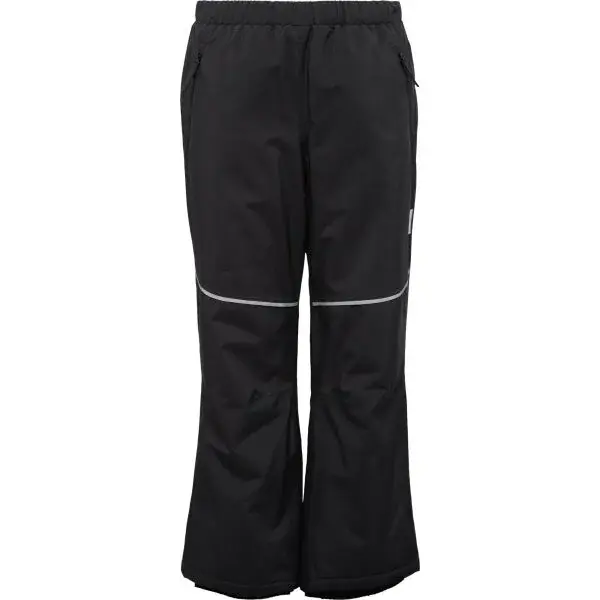 Lewro DARAN Voděodolné dětské zateplené kalhoty, černá, velikost 140-146