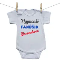 Boodyy Body s krátkym rukávom Najmenší fanúšik 56 (0-2 mesiace)