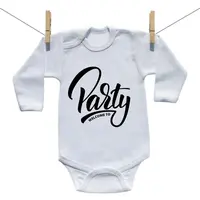 Boodyy Body s dlhým rukávom Welcome to party 62 (2-4 mesiace)