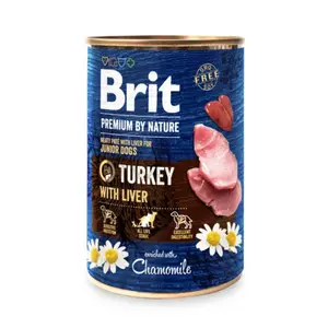 Brit konzerva Premium by Nature Turkey & Liver 800 g