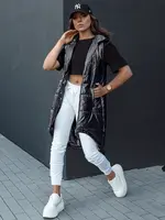 Černá dámská pikovaná vesta MERIS